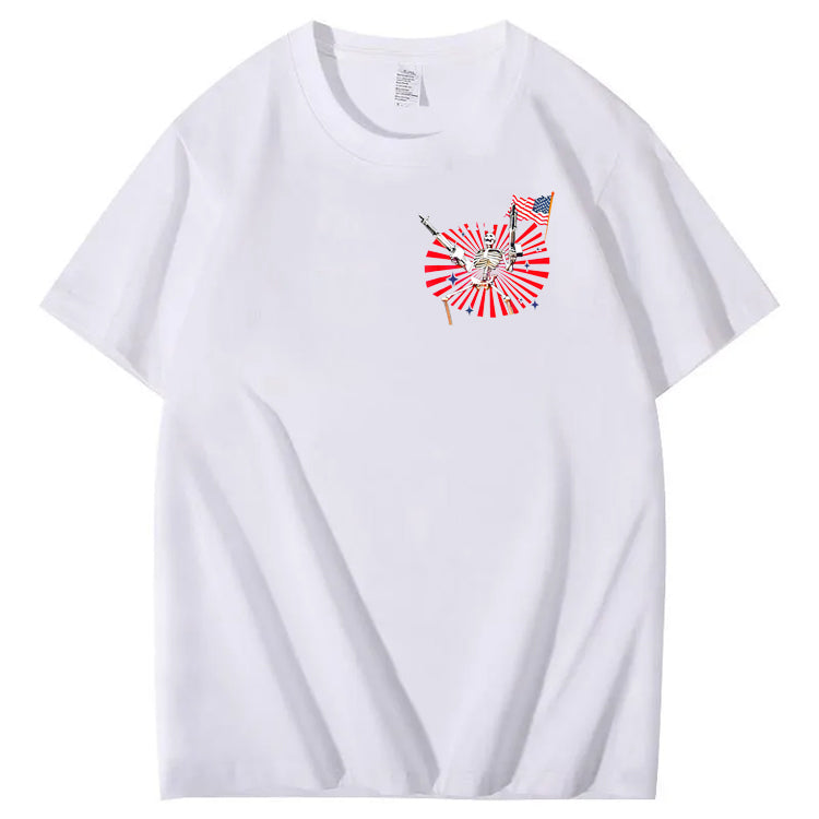 WTF It's A Klometer Pattern Print 100%Cotton T-Shirt