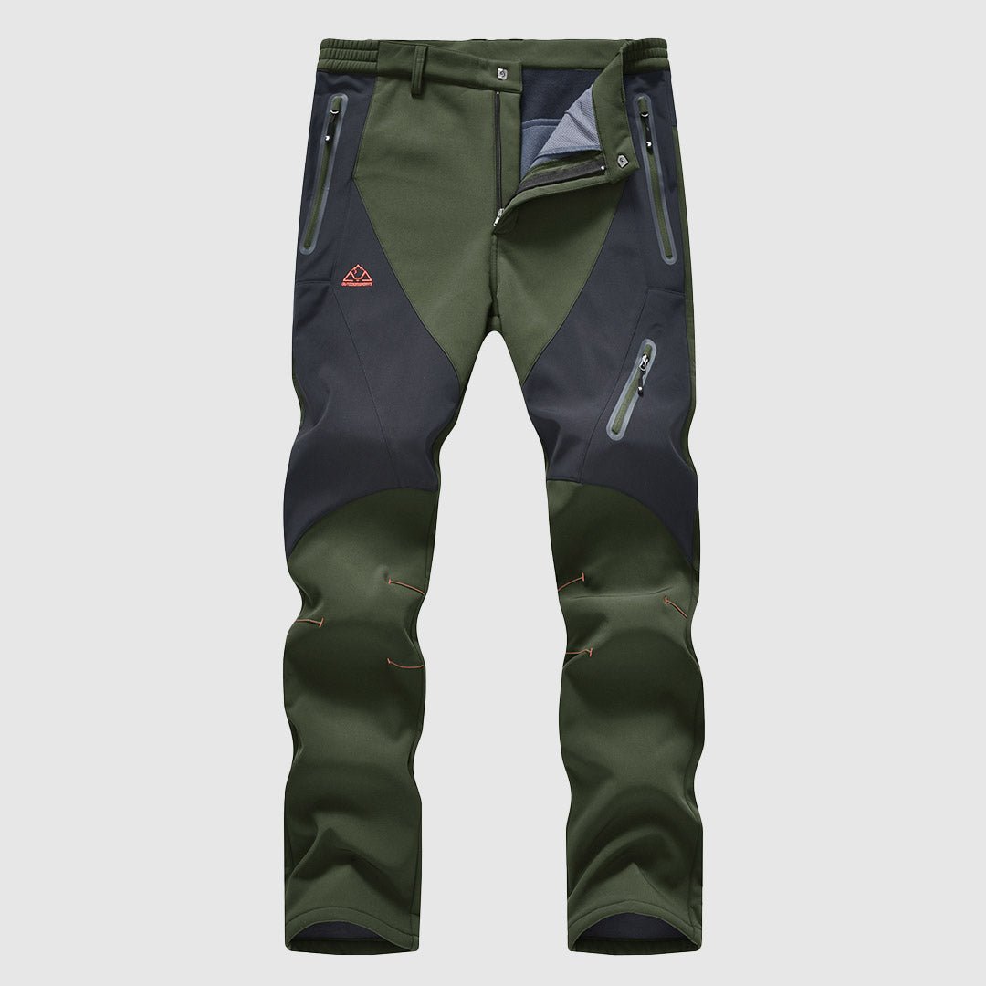 Men's Insulated Water Resistant Warm Fleece Lined Ski Pants