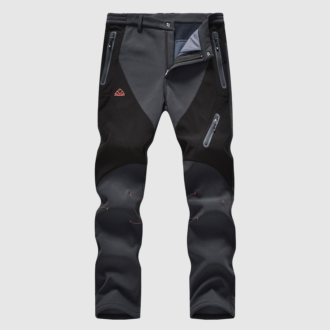 Men's Insulated Water Resistant Warm Fleece Lined Ski Pants