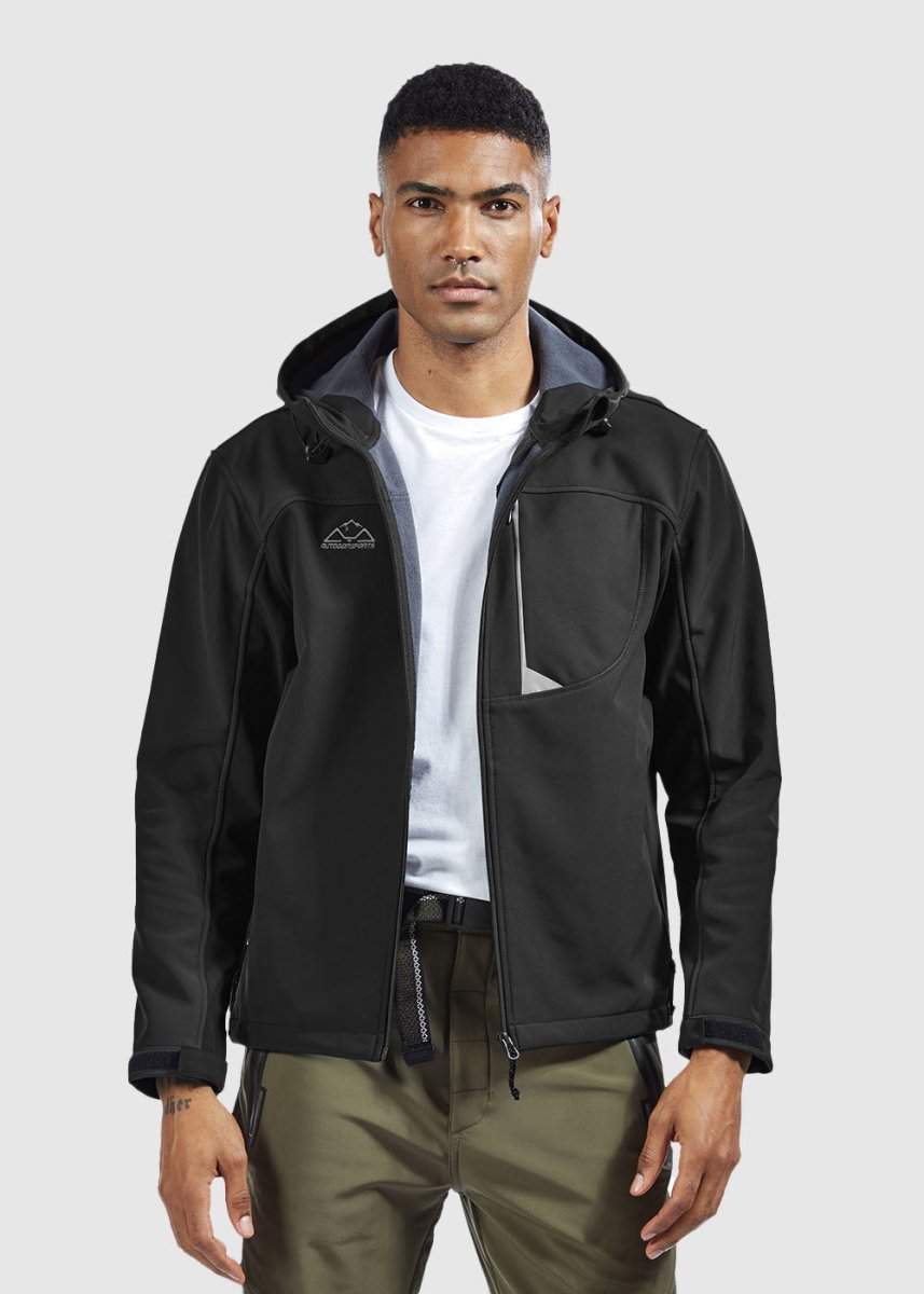 Men's Outdoor Softshell Waterproof Warm Jacket