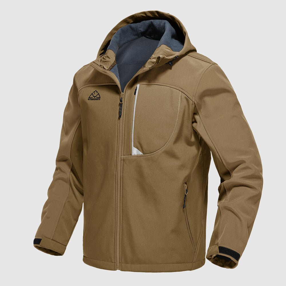 Men's Outdoor Softshell Waterproof Warm Jacket