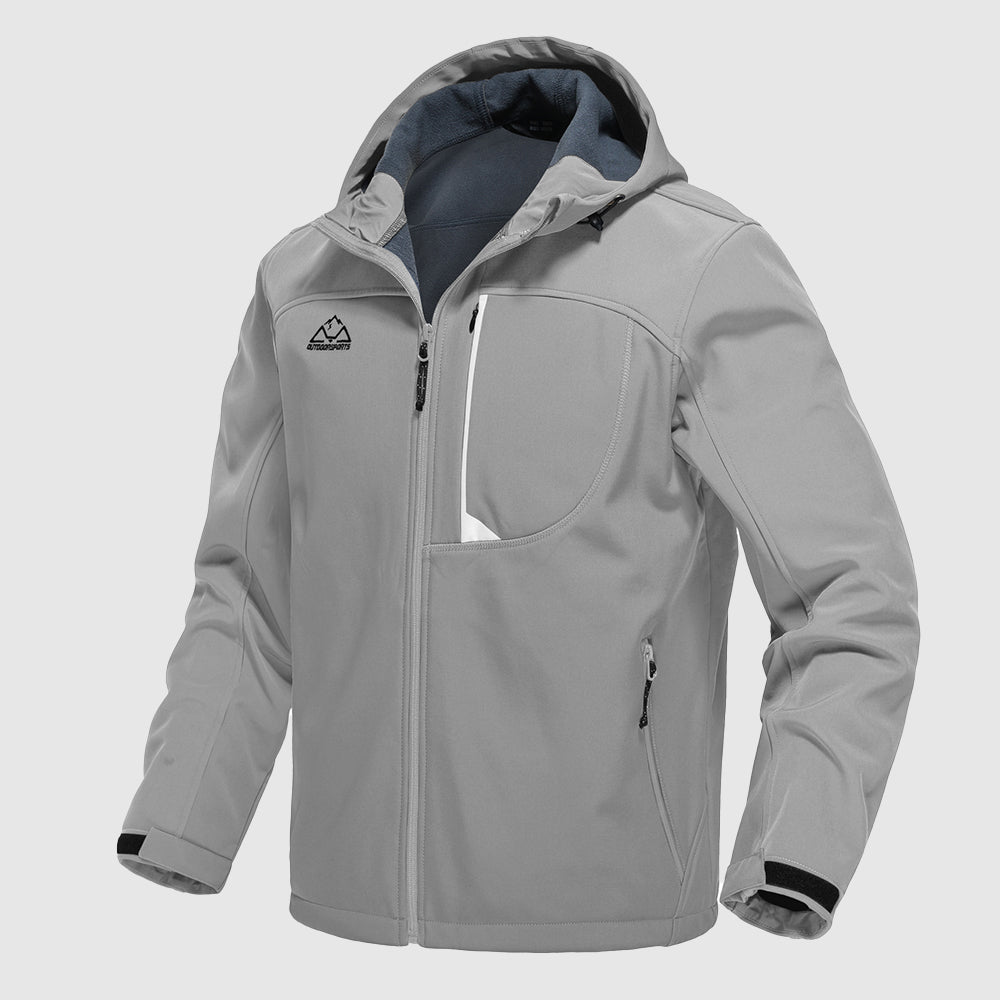Men's Outdoor Softshell Waterproof Warm Jacket