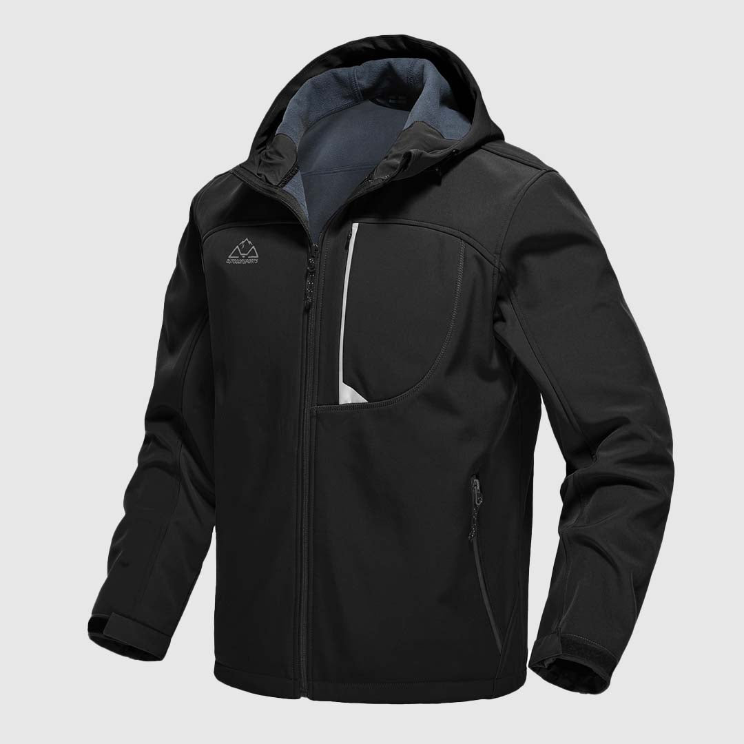 Men's Outdoor Softshell Waterproof Warm Jacket
