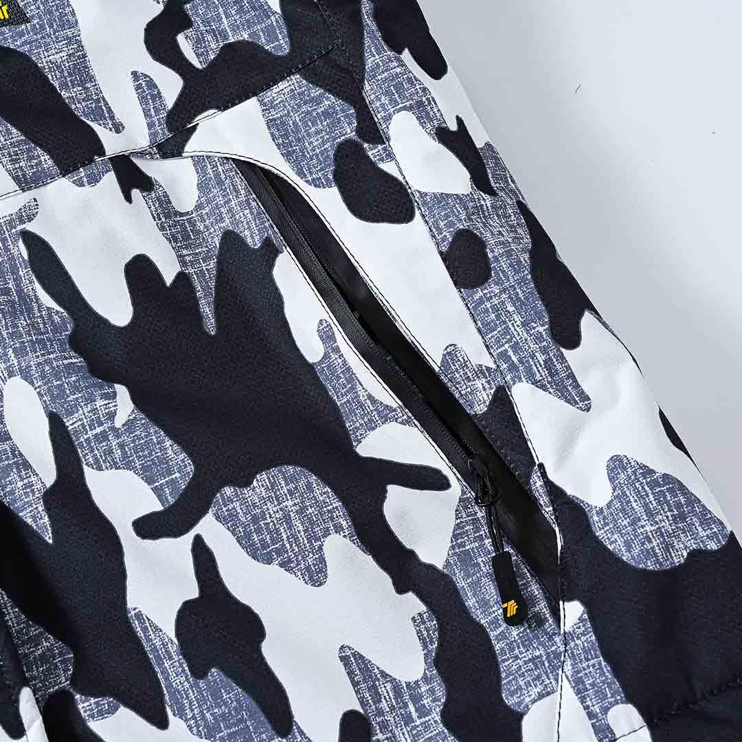 Men's Water Resistant Skiing Windbreaker Hooded Jacket