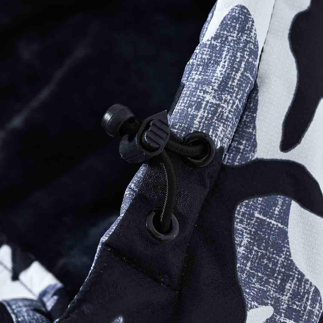 Men's Water Resistant Skiing Windbreaker Hooded Jacket