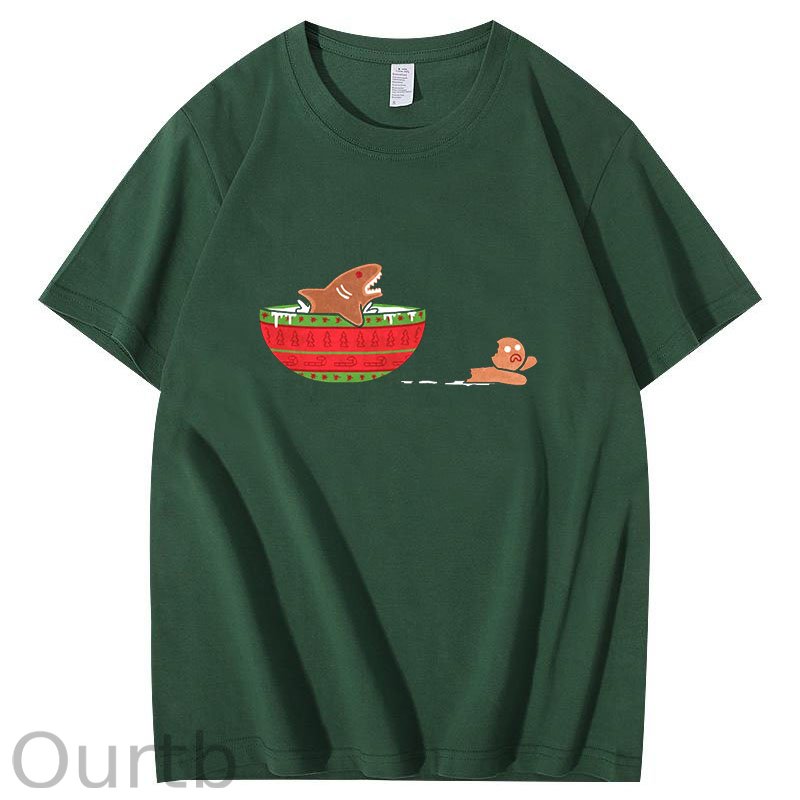 Gingerbread Jaws Christmas T-Shirt