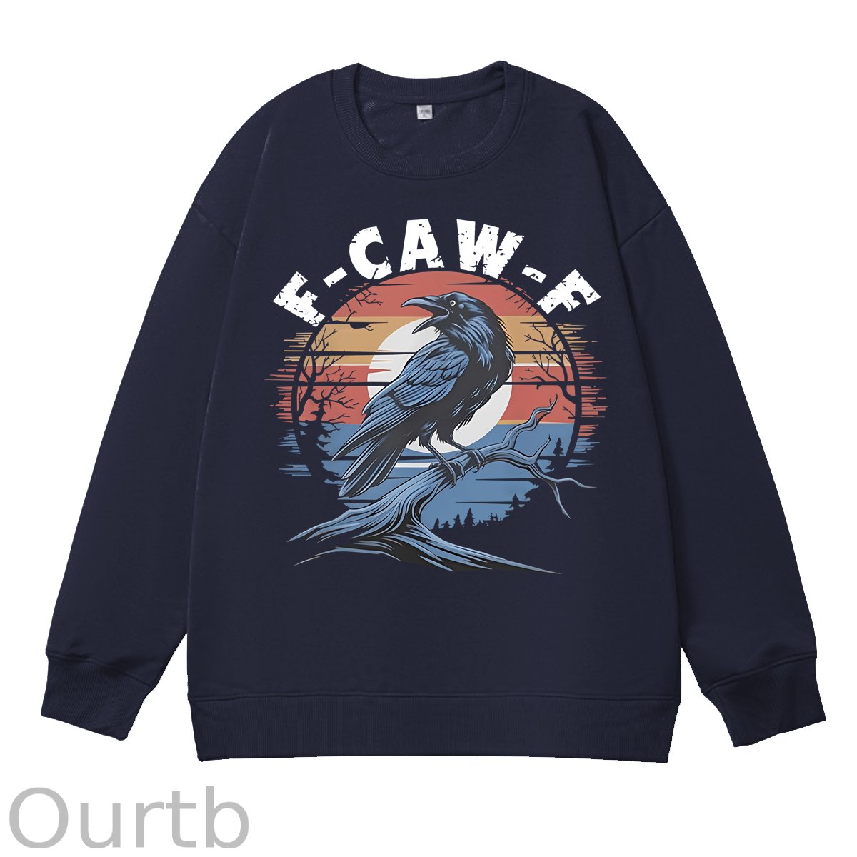 F-Caw-F Crow 100% Cotton Sweatshirt