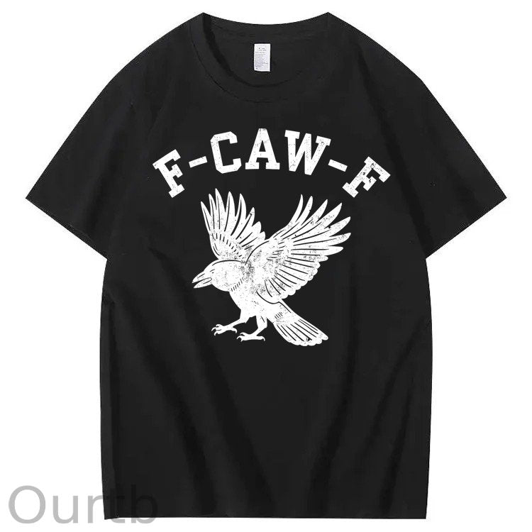 F-Caw-F Crow Raven 100% Cotton T-Shirt