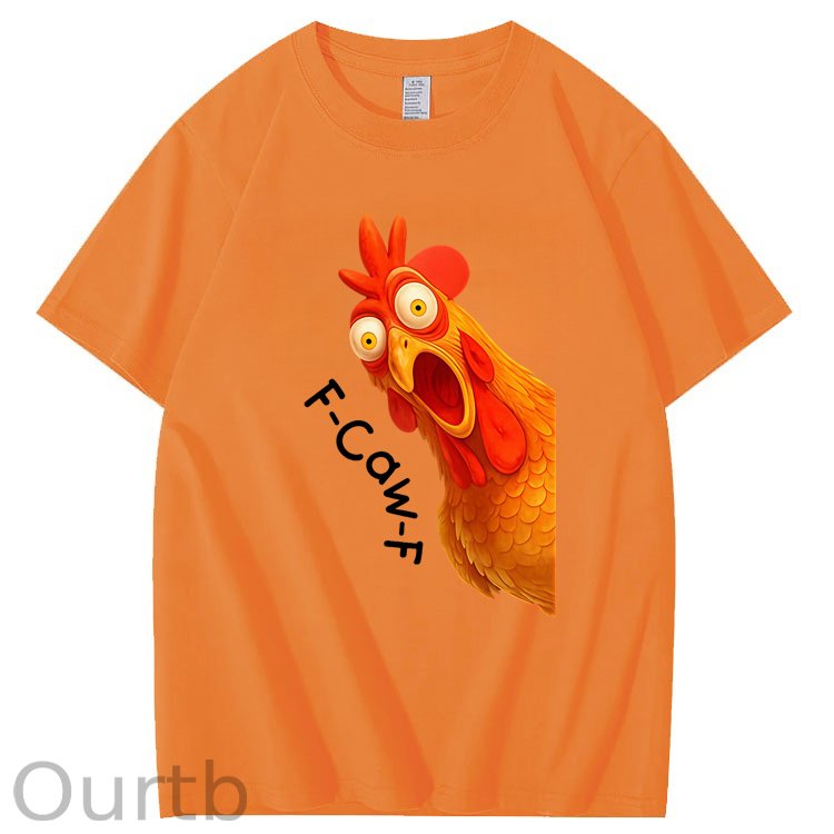 F-Caw-F Chicken 100% Cotton T-Shirt