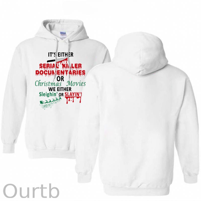 Christmas  Pattern 100% 300g Cotton Classic Hoodie