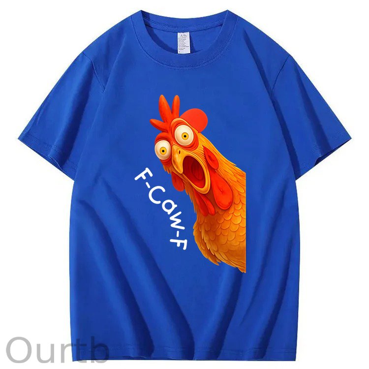 F-Caw-F Chicken 100% Cotton T-Shirt