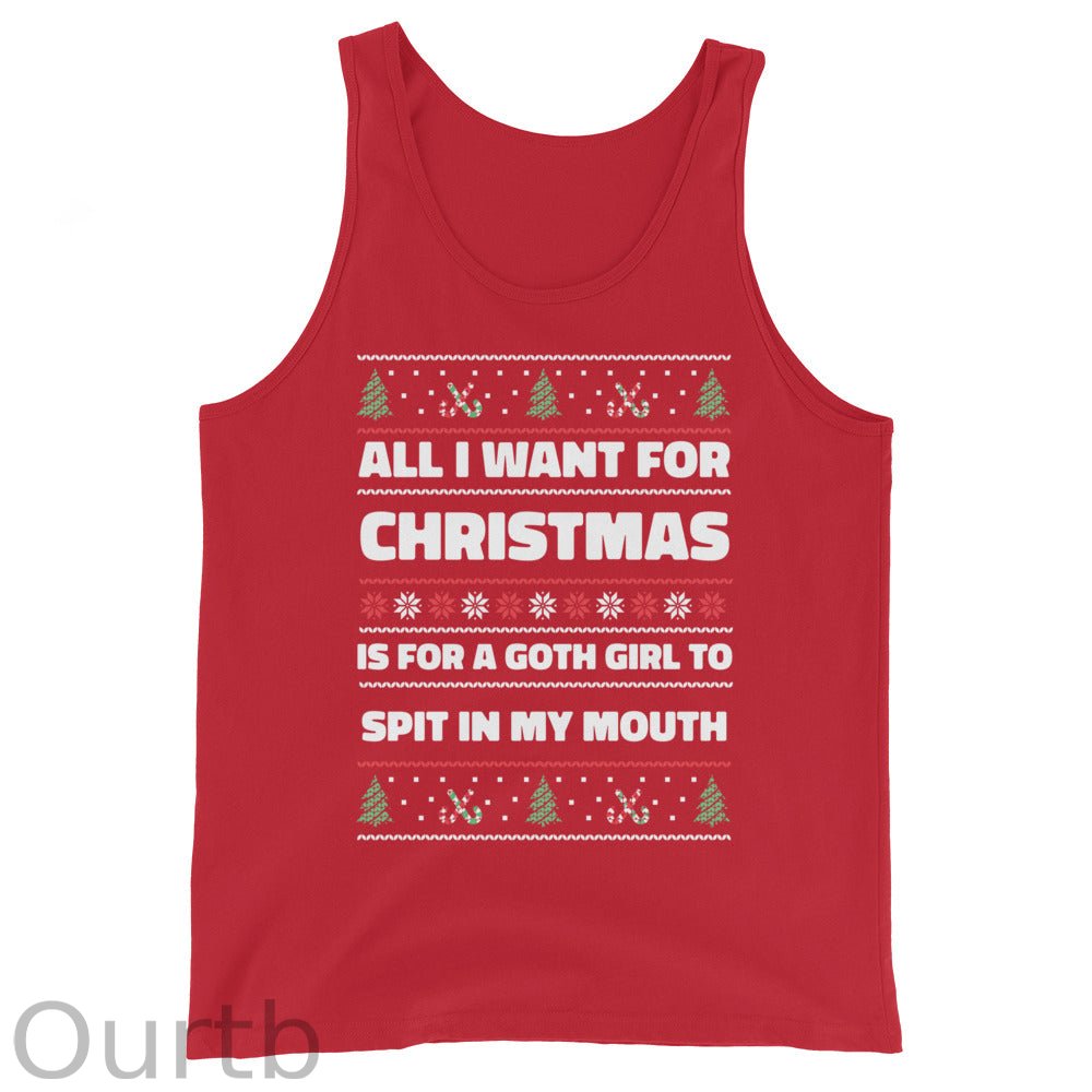 All I Want For Christmas is a Goth Girl Unisex Tank Top