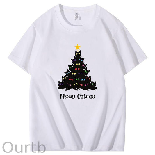 Meowy Christmas T-Shirt