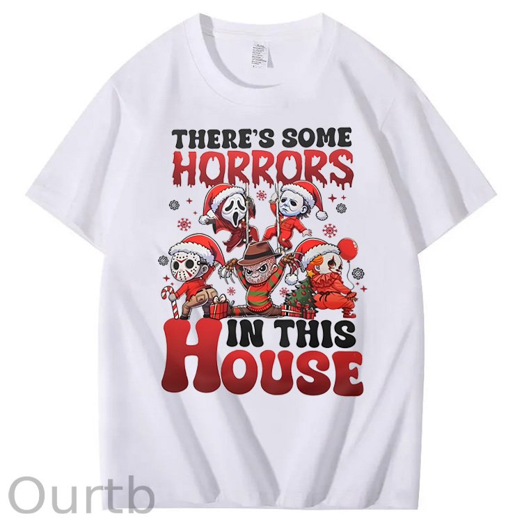 Christmas Funny Pattern100% Cotton T-Shirt