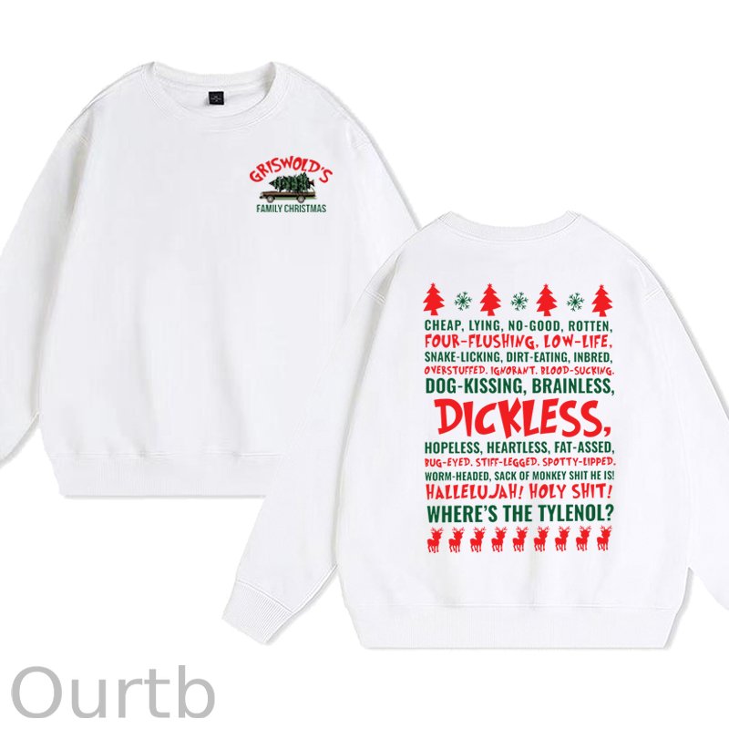 Griswold Christmas 100% Cotton Fleece Sweatshirt