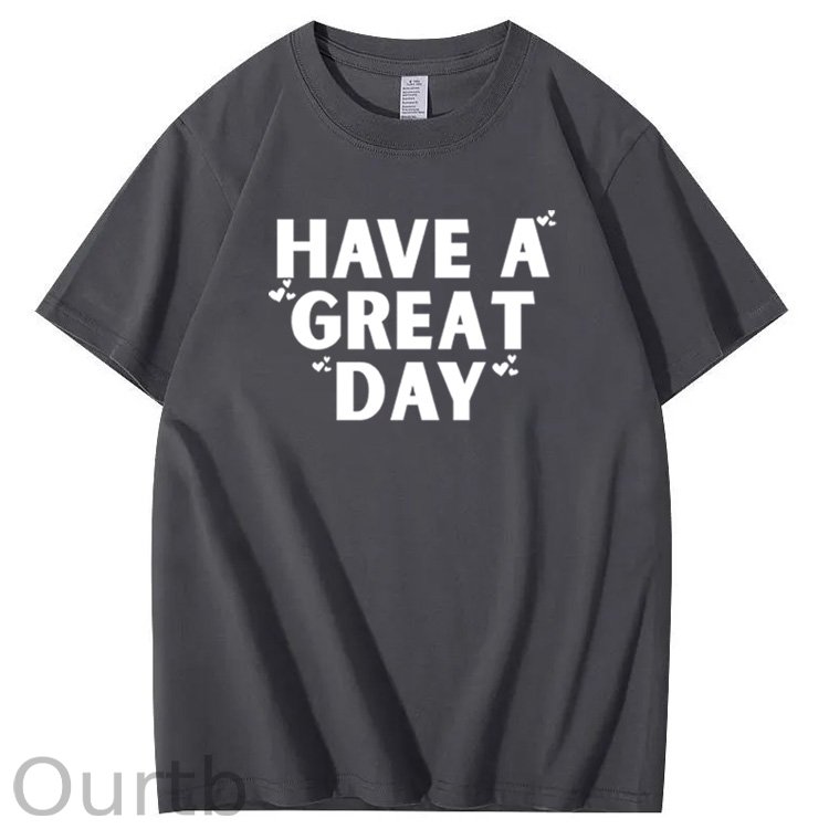 Have A Great Day Pattern100% Cotton T-Shirt