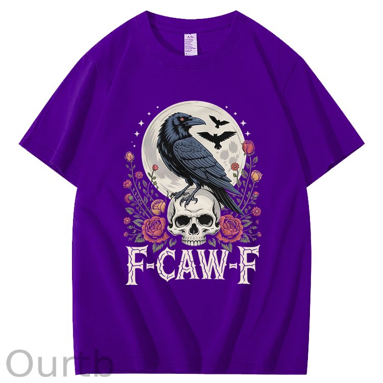 F-Caw-F Crow 100% Cotton T-Shirt