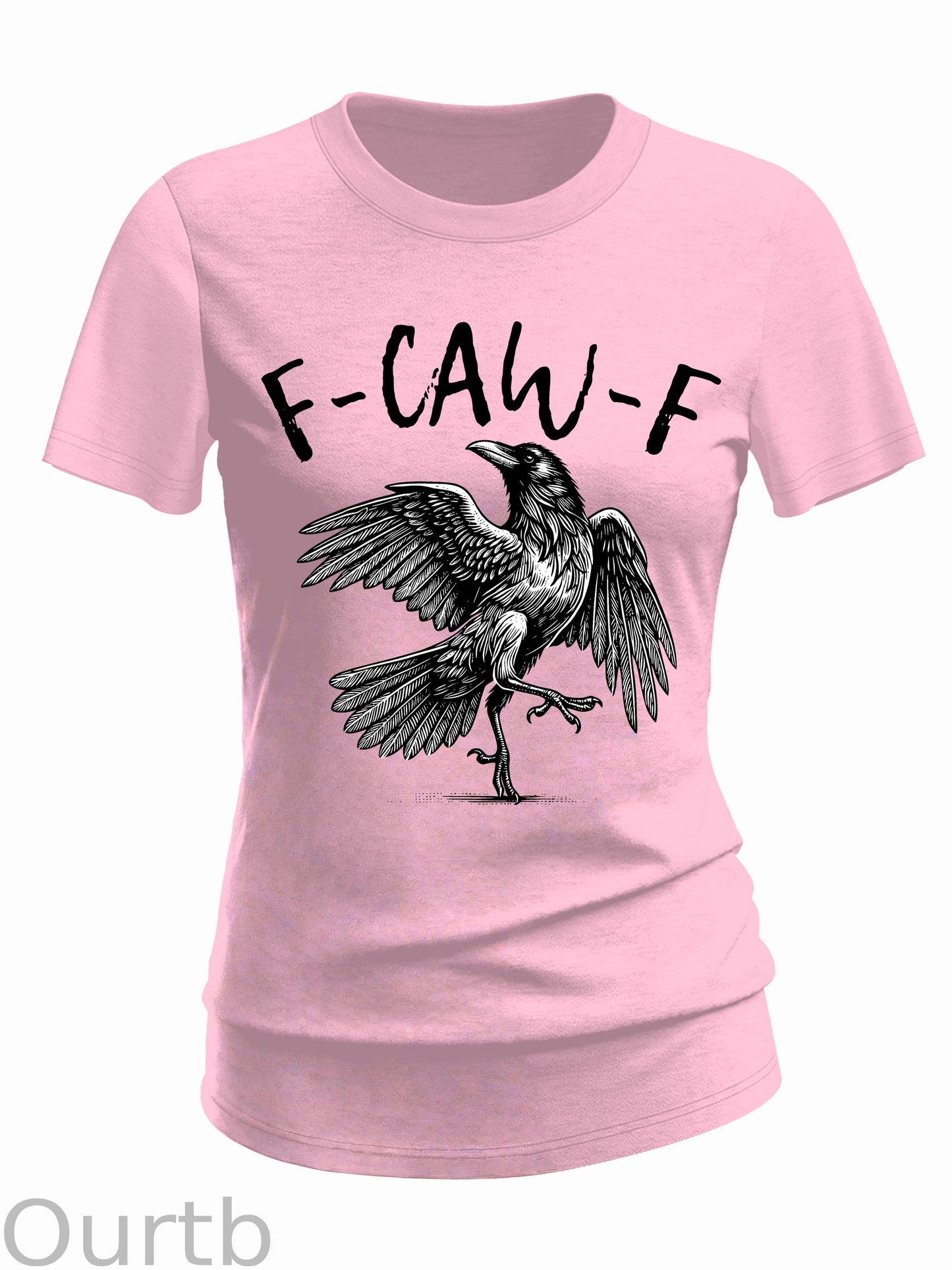F-Caw-F Crow Cotton Blend T-Shirt