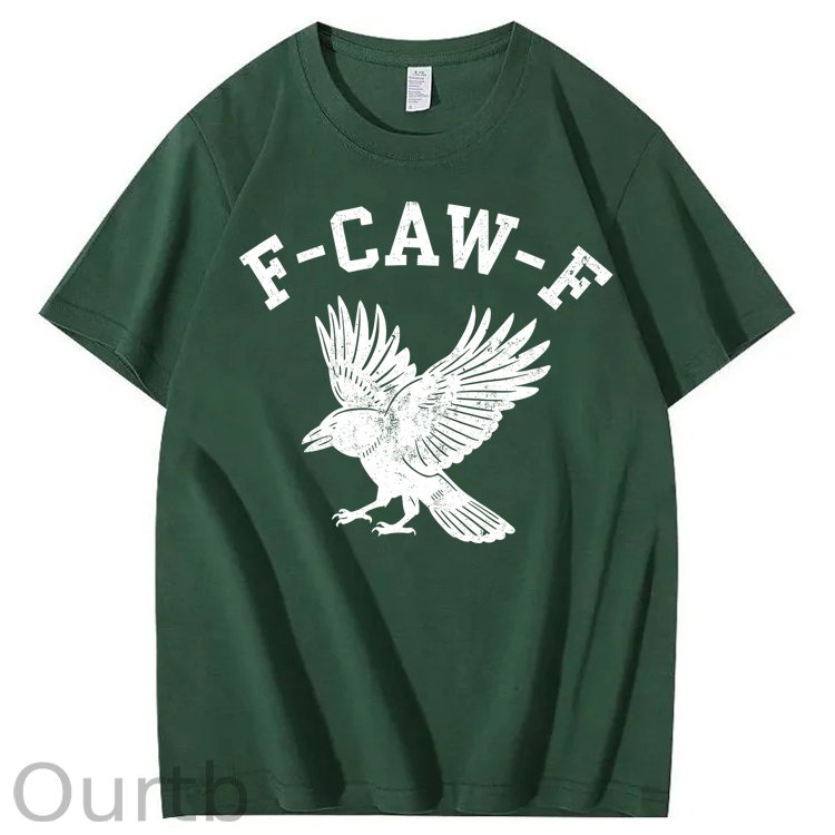 F-Caw-F Crow Raven 100% Cotton T-Shirt