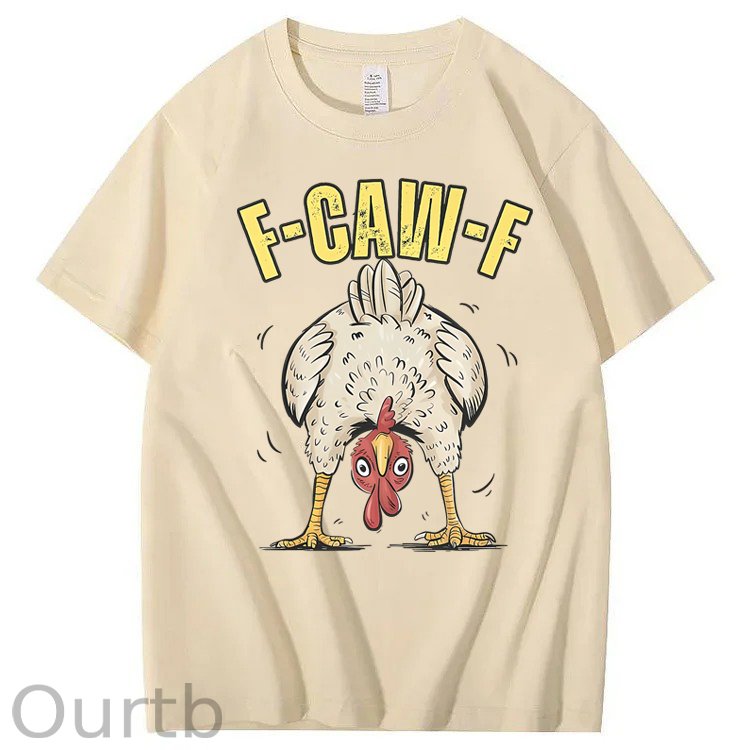 F-Caw-F Chicken 100% Cotton T-Shirt