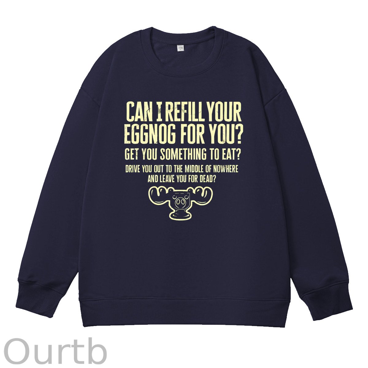 Funny Pattern 100% 300g CottonCrew Neck Sweatshirt