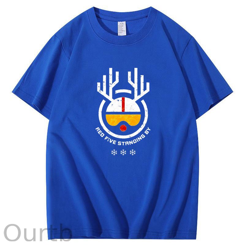 Rudolph Red Five Standing By Christmas T-Shirt