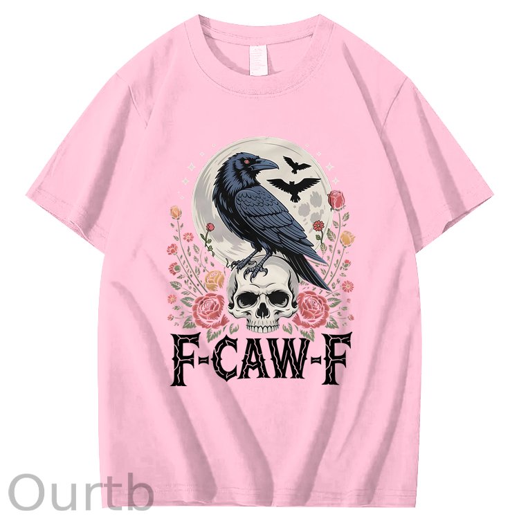F-Caw-F Crow 100% Cotton T-Shirt