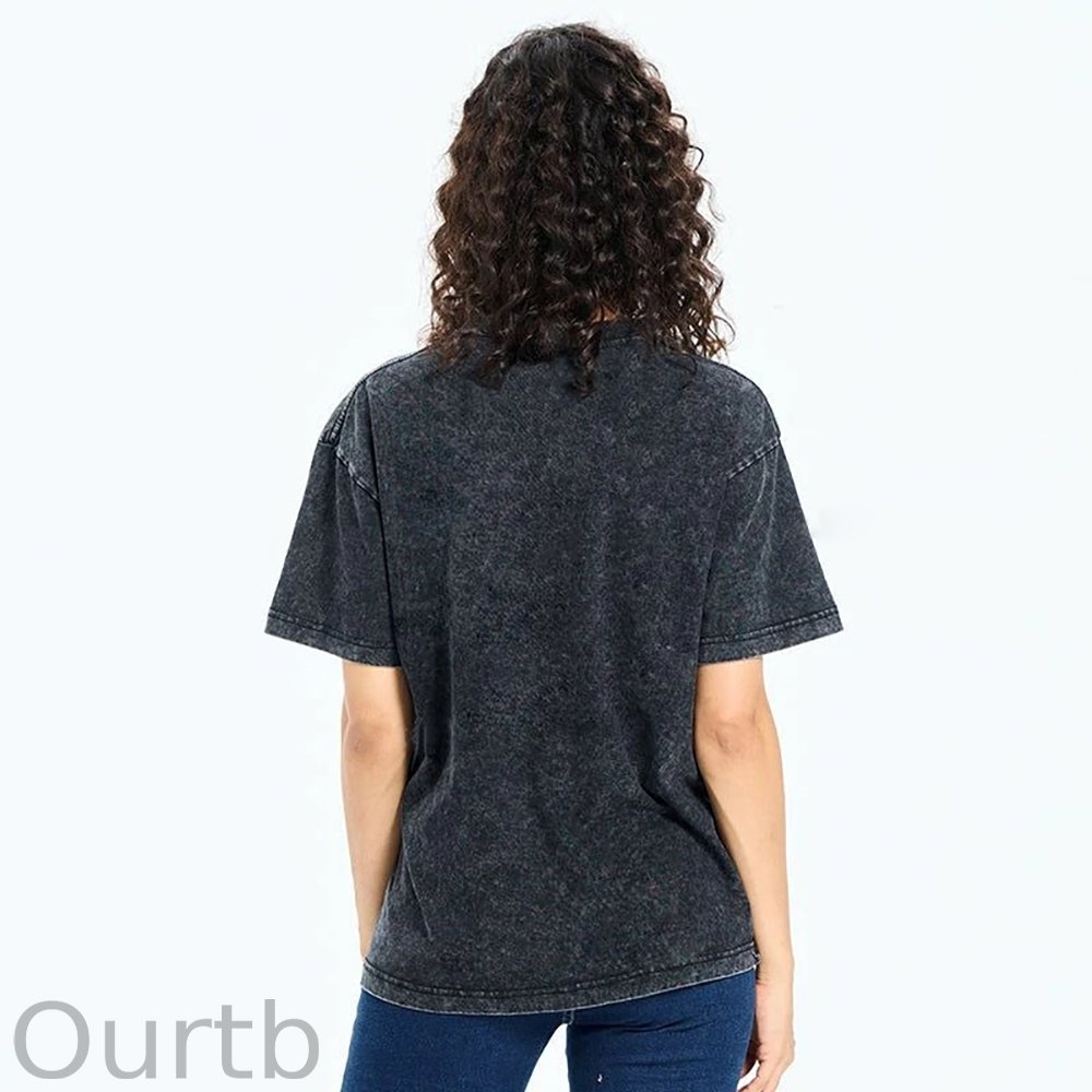 Unisex Christmas EW People Printed Washed Tee