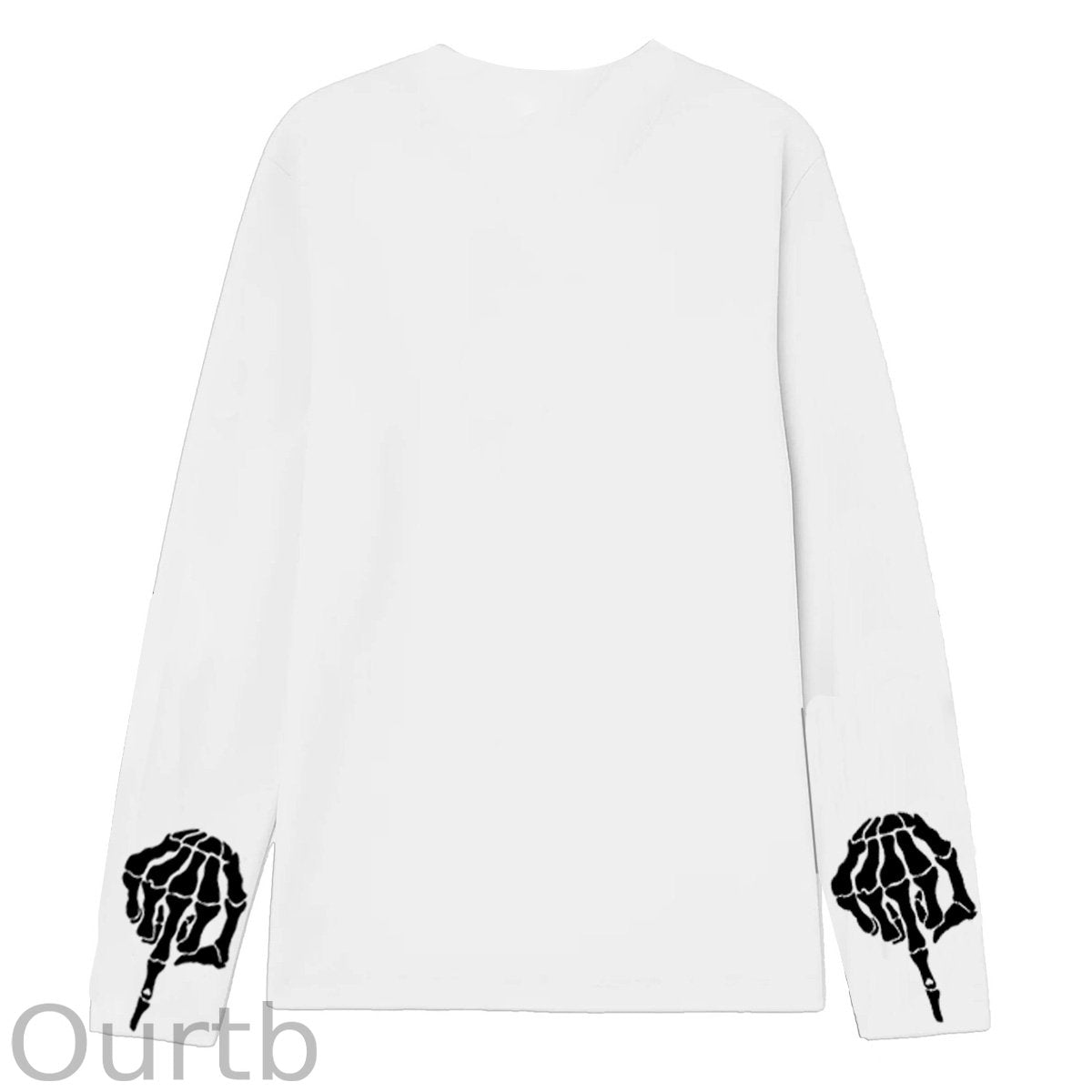 Have A Great Day Pattern Pattern Long Sleeve 100% Cotton  T-Shirt