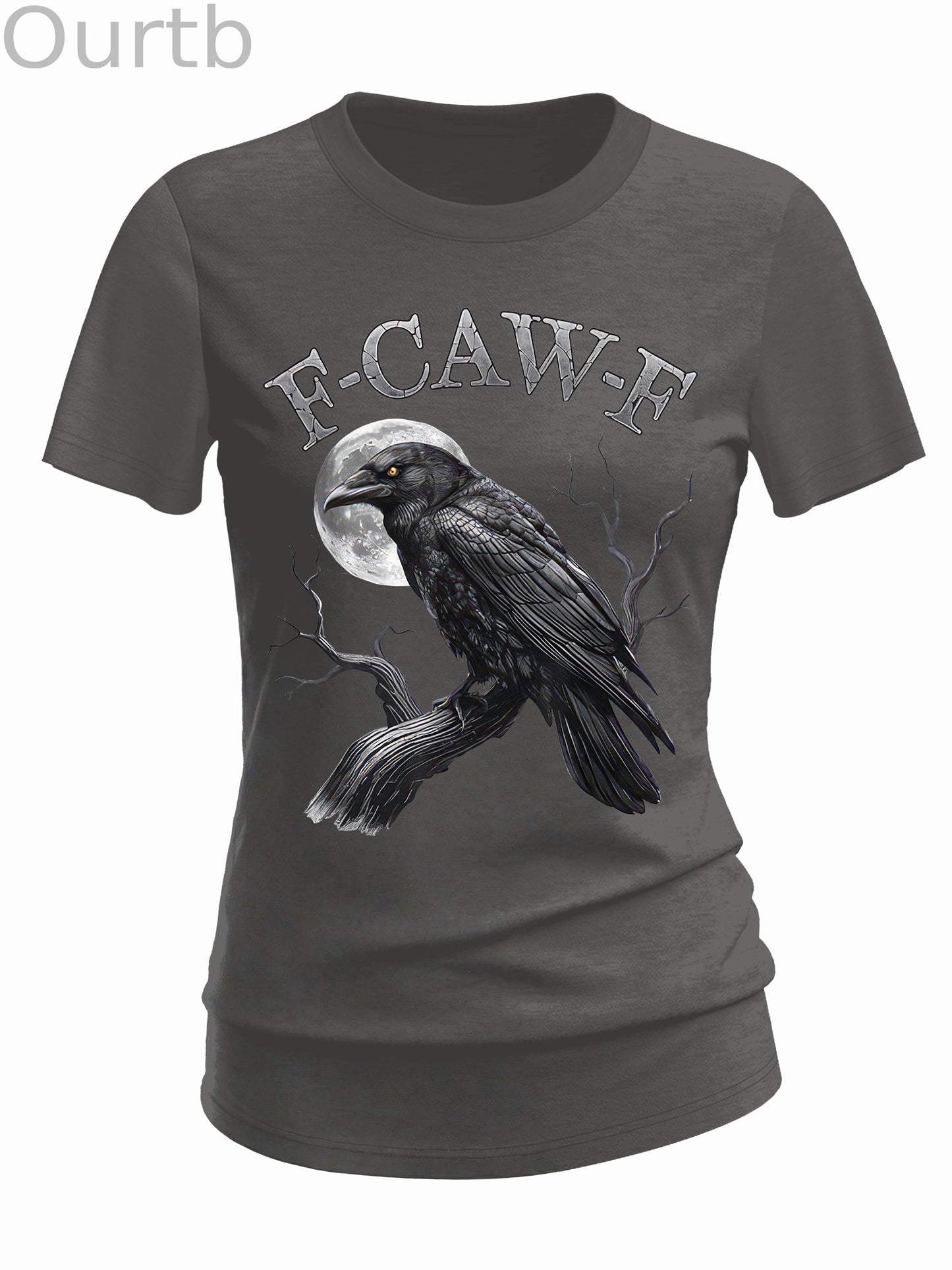 F-Caw-F Crow Cotton Blend T-Shirt