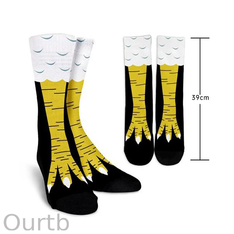 Chicken Claw Halloween Funny Fashion Socks