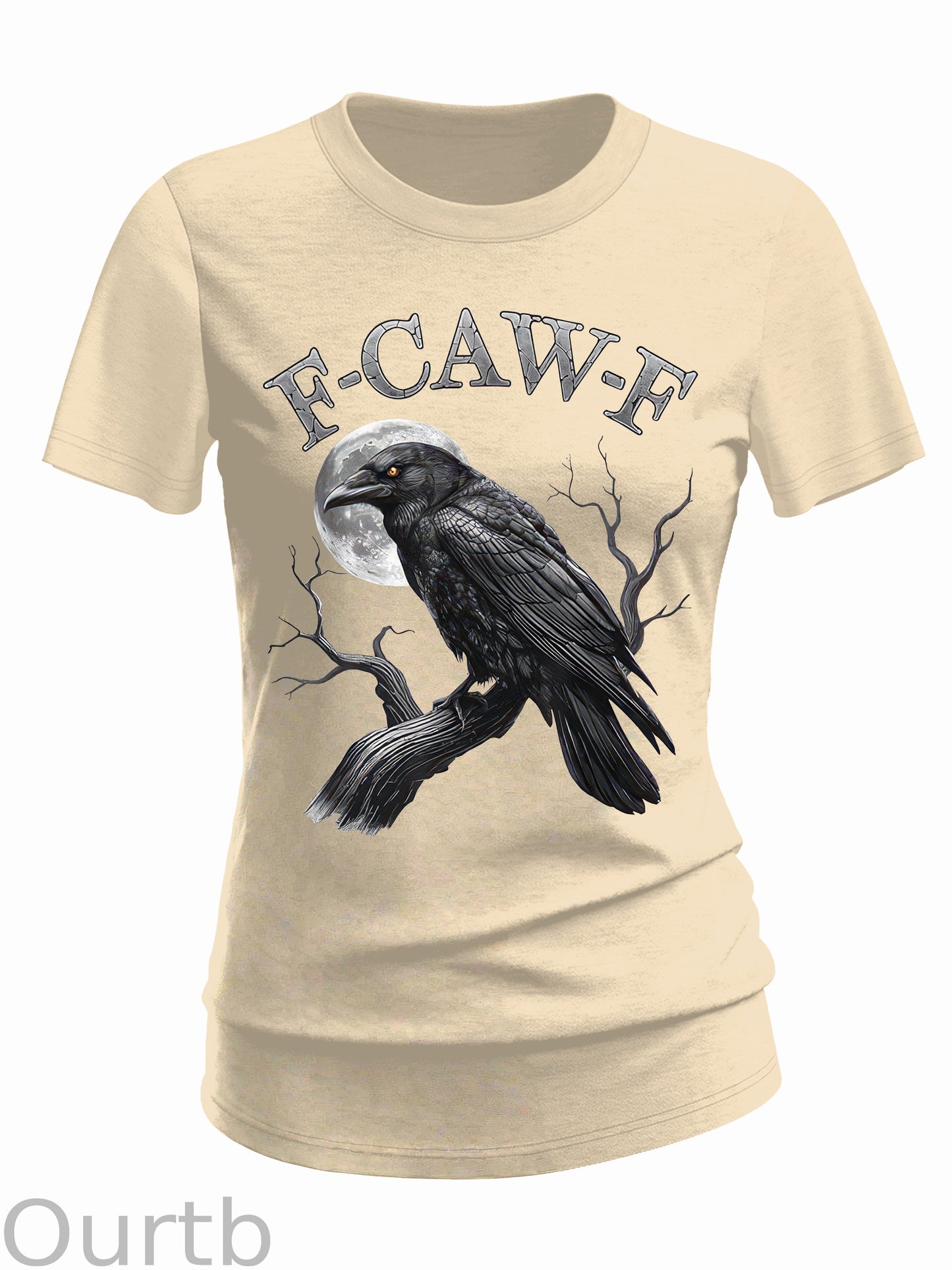 F-Caw-F Crow Cotton Blend T-Shirt
