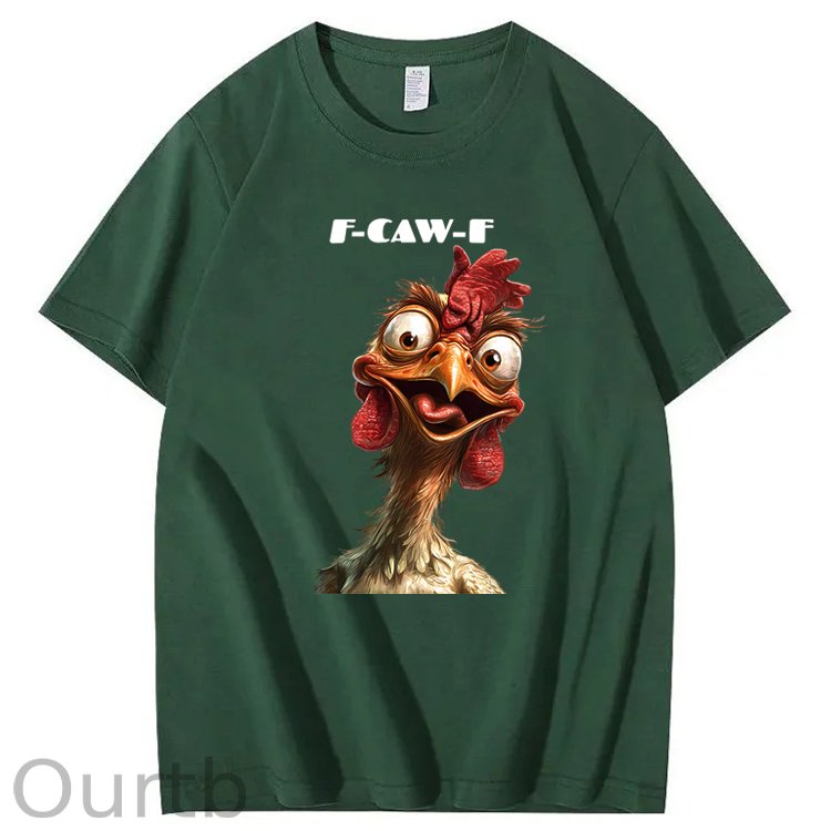 F-Caw-F Chicken 100% Cotton T-Shirt