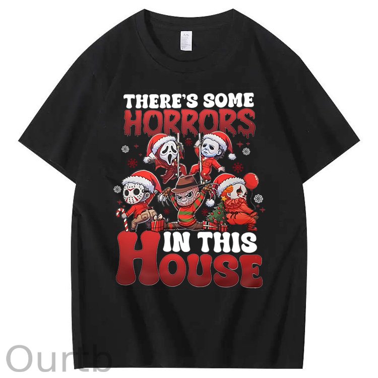 Christmas Funny Pattern100% Cotton T-Shirt
