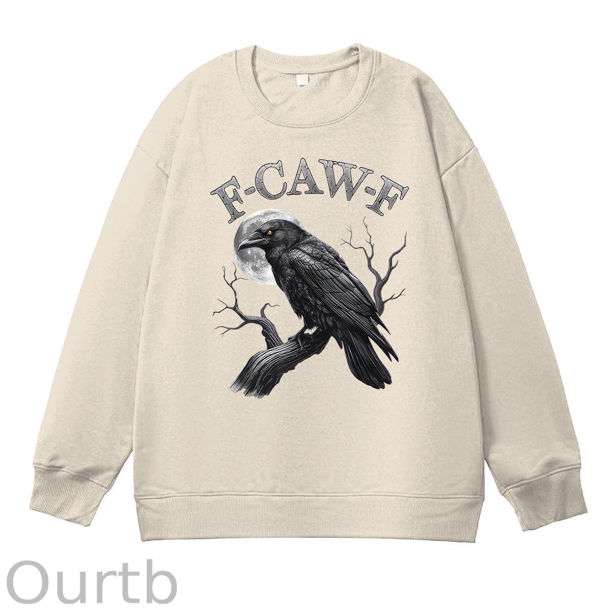 F-Caw-F Crow 100% Cotton Sweatshirt