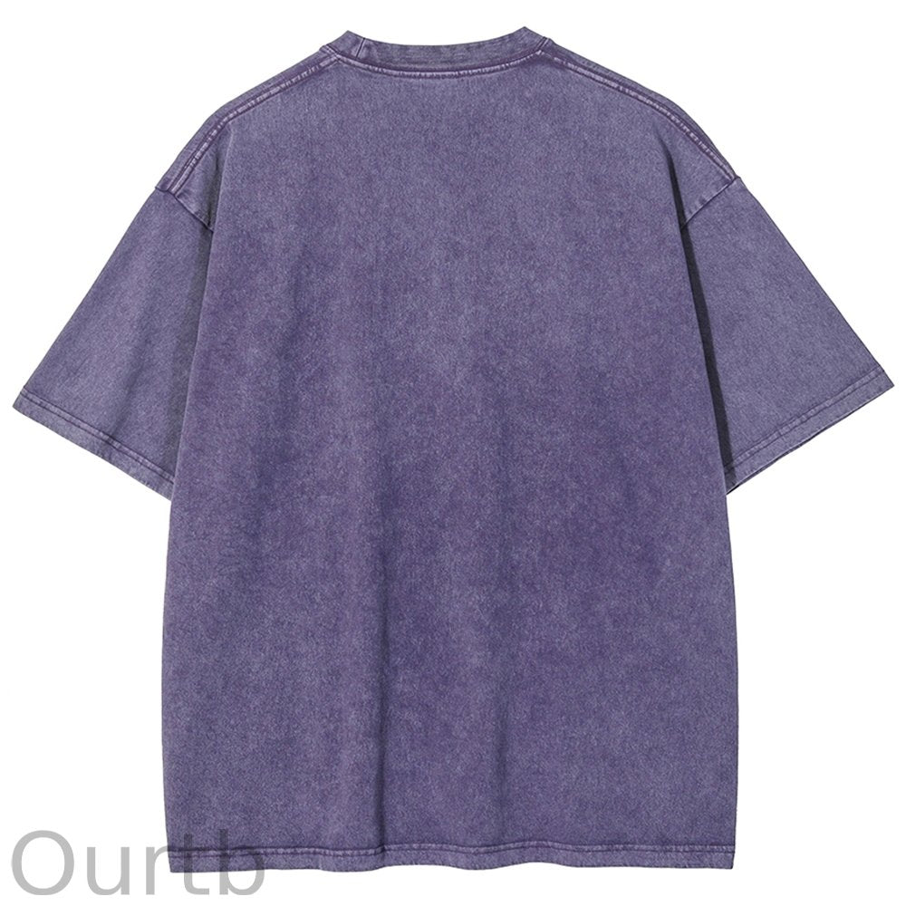 Unisex Christmas EW People Printed Washed Tee