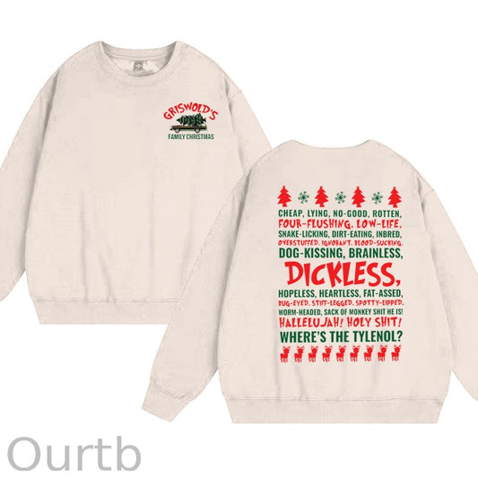 Griswold Christmas 100% Cotton Fleece Sweatshirt