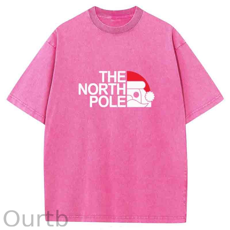 The North Pole Christmas Washed T-Shirt