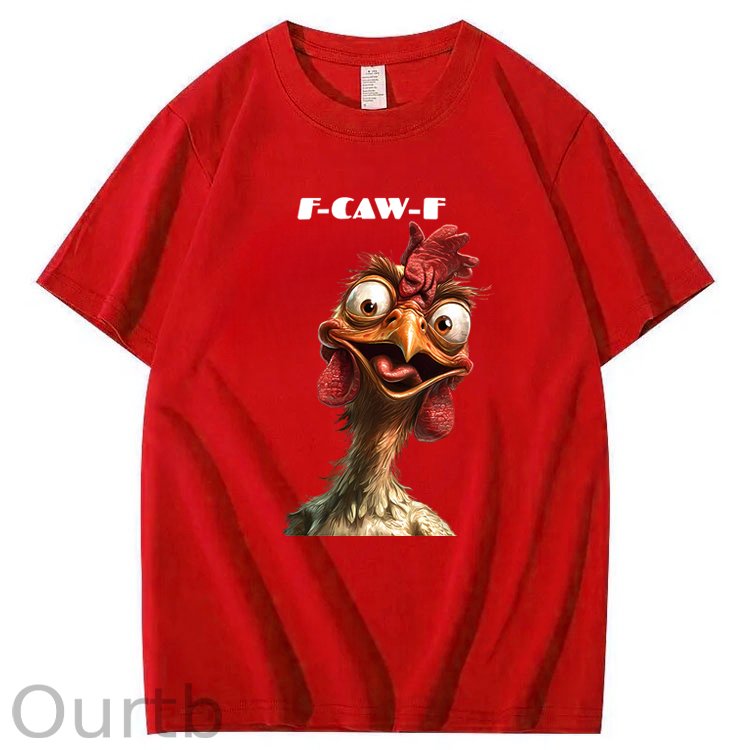 F-Caw-F Chicken 100% Cotton T-Shirt