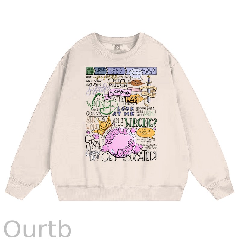 Hold On The Wicked Witch of the East Bro 100% Cotton Fleece Sweatshirt