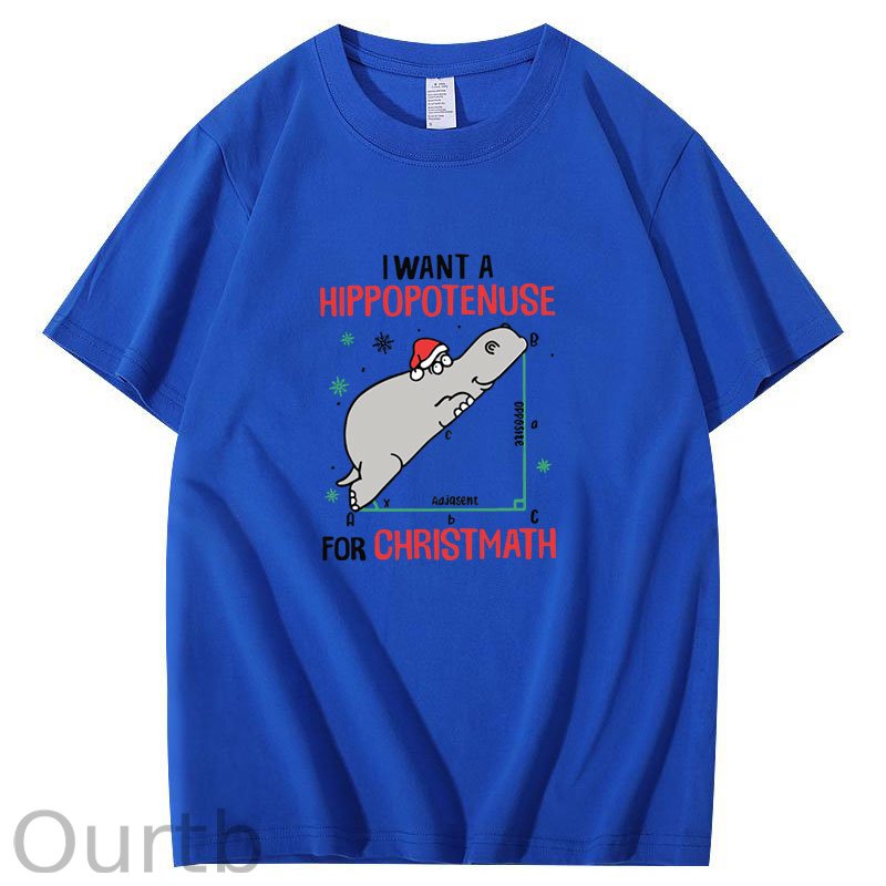 I Want A Hippopotenuse For Christmas T-Shirt