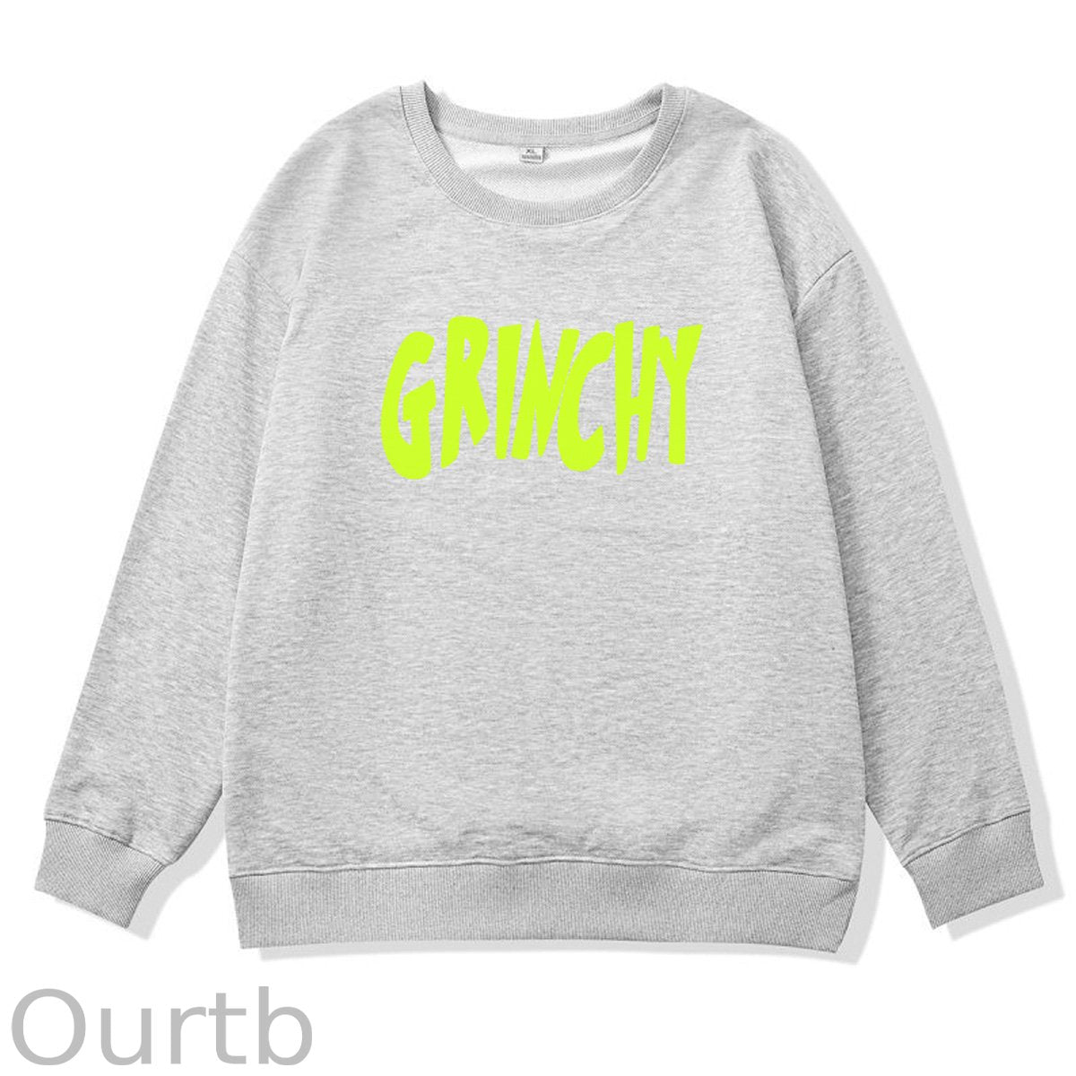 Christmas  Pattern 100% 300g CottonCrew Neck Sweatshirt