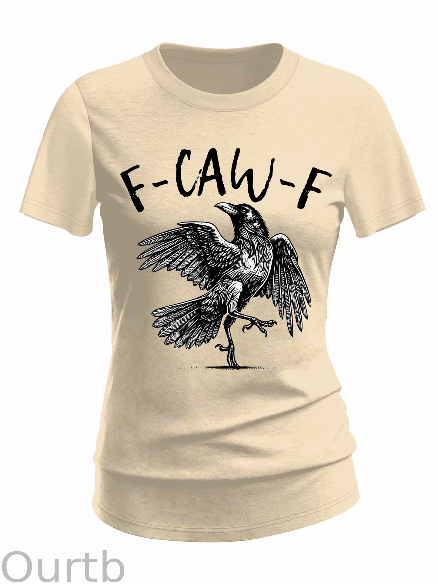 F-Caw-F Crow Cotton Blend T-Shirt