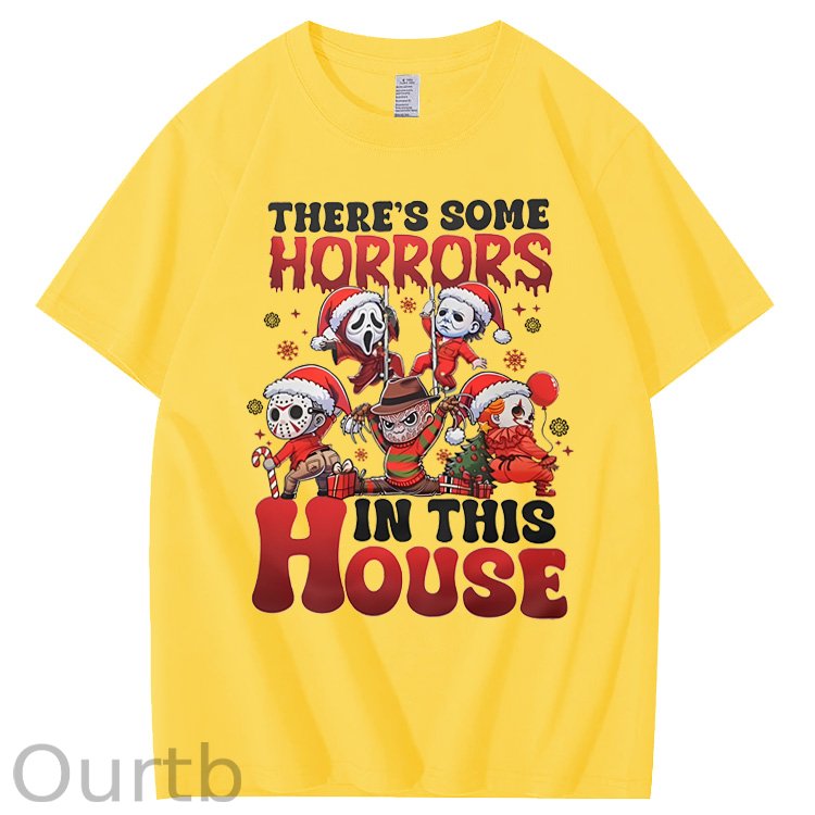 Christmas Funny Pattern100% Cotton T-Shirt