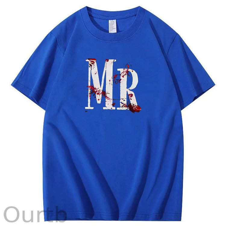 Halloween Couple Pattern Print 100% Cotton T-Shirt