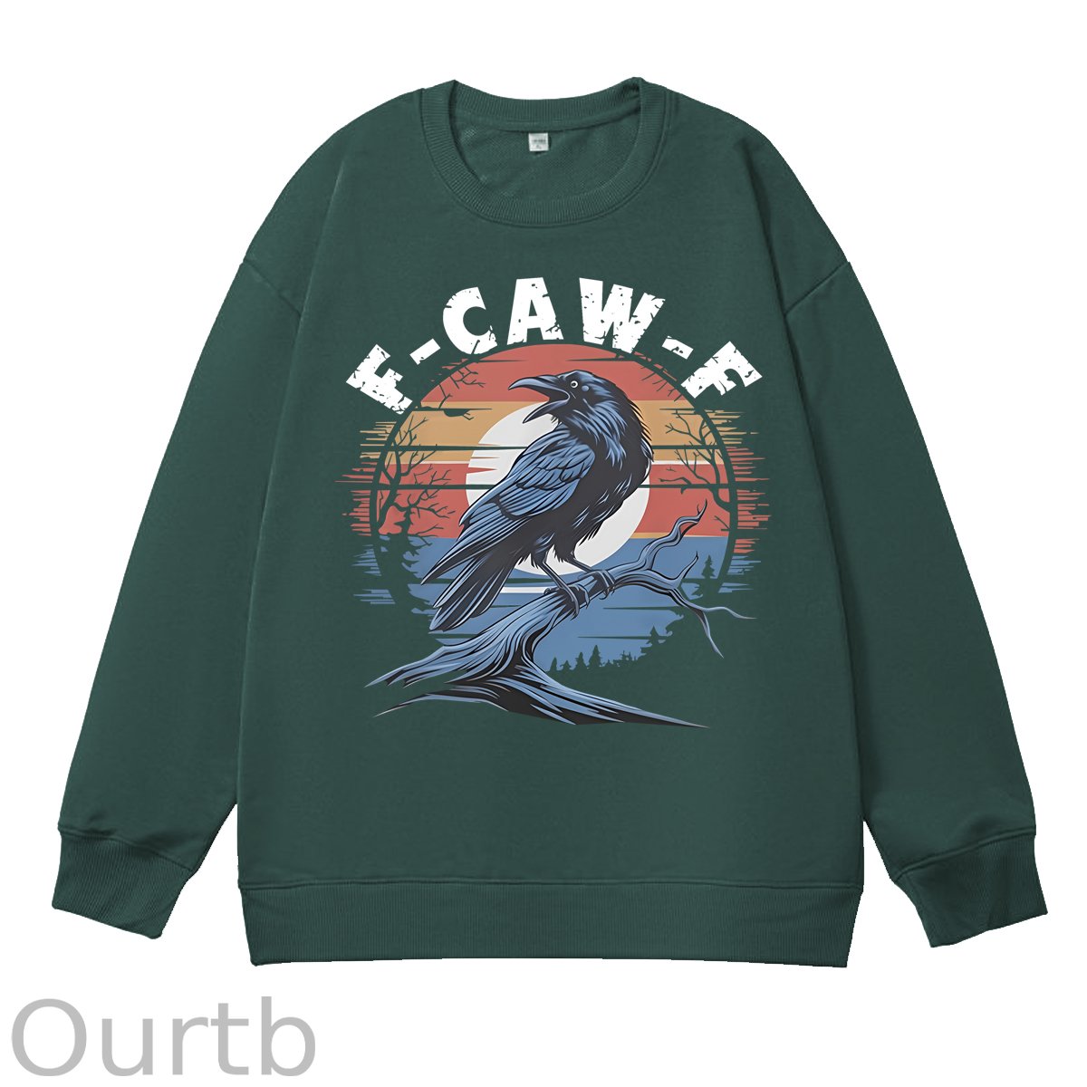 F-Caw-F Crow 100% Cotton Sweatshirt