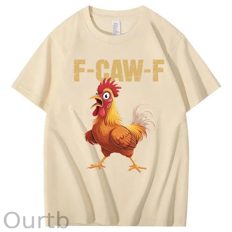 F-Caw-F Chicken 100% Cotton T-Shirt