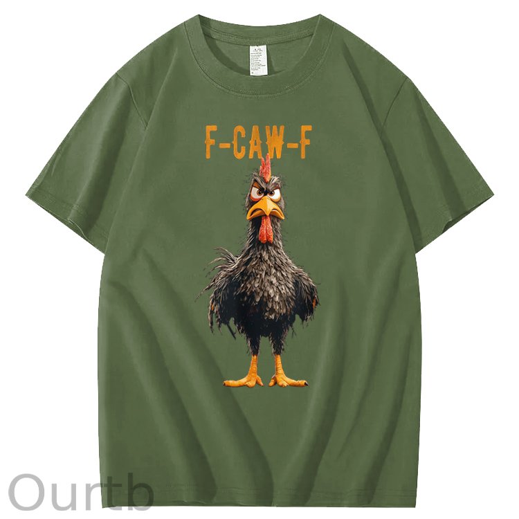 Funny F-Caw-F Chicken 100% Cotton T-Shirt