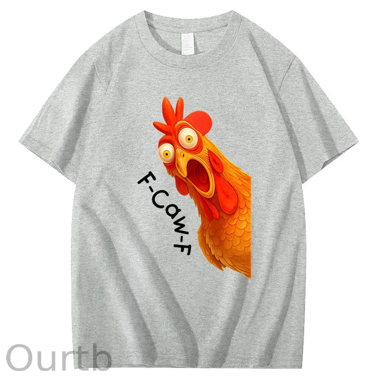 F-Caw-F Chicken 100% Cotton T-Shirt