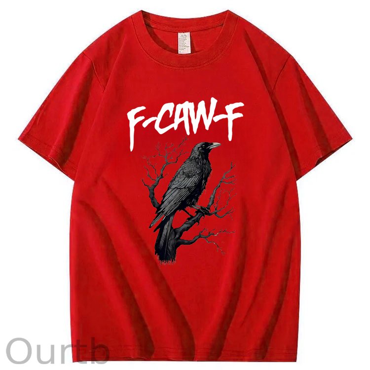 F-Caw-F Crow 100% Cotton T-Shirt